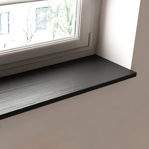 PMTCBQQZ Revêtement de Rebord de fenêtre en Acier Inoxydable avec Finition brossée, revêtement de Rebord de fenêtre en Baie vitrée résistant à l'humidité, Plaque de Protection de Bord de fenêtre de t