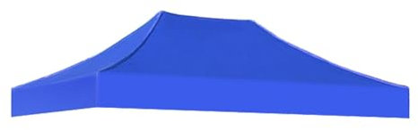 Techo de protección solar impermeable para pabellón, 3 x 2 m, color azul