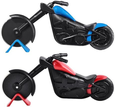 Confezione Da 2 Tagliapizza Stile Motociclista, Tagliapizza Creativi, Utensili Per Pizza, Tagliapizza, Utensili Da Cucina