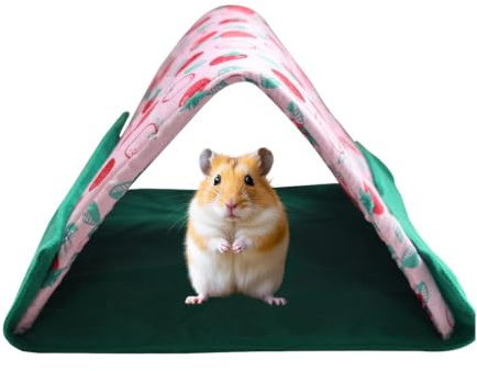 Generisk marsvin säng – 9,84 x 6,69 x 6,69 tum hamster smådjurssängar, varmt marsvinshus | Tvättbara tillbehör för smådjursburar för chinchillor, hamstrar och dvärgkaniner