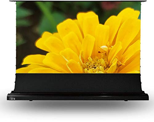YGFBLSZ Pantalla de proyección eléctrica motorizada 4K 16:9 con elevación, Cristal Negro ALR para Largo Alcance, 120 Pulgadas x 133 Pulgadas.，120 Inch 133 Inch