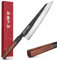HEZHEN Kiritsuke Messer, Scharfes Kochmesser im Japanischen Stil Küchenmesser Profi, Handgeschmiedetes Chefmesser, Achteckiger Redwood-Griff