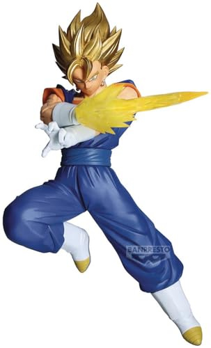 Banpresto Figura de Accion Coleccionable Super Vegito Dragon Ball Z - Dokkan Battle 10Th Anniversary 19 cm, BP29379P, Multicolor, Optima para los Fanáticos del Anime