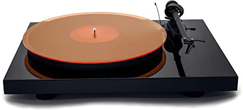Hudson Hi-Fi Tapis de Platine en Acrylique – OrangeLit – LP Slipmat
