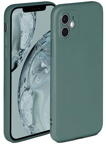 ONEFLOW Soft Case für iPhone 11 Hülle aus Silikon mit Kameraschutz, Silikonhülle mit erhöhtem Schutz fürs Display, Backcover Schutzhülle, weiche Handyhülle, Petrol