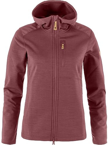 Fjällräven Damen Keb Fleece Hoodie Jacke, Mesa Purple, M