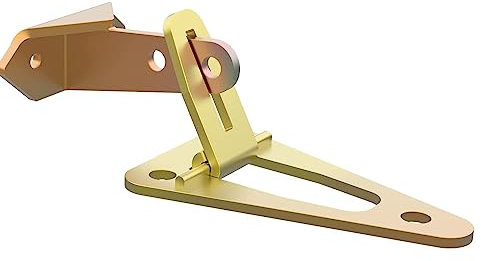 Nisorpa Garage Door Defender Lock,Galvanized Steel Garage Lock,Door Hasp Latch 90 Degree Heavy Duty,Door Latch Lock,Swing Bar Door Guard with Ground & Wall Anchor for Garage Roller Door Lock