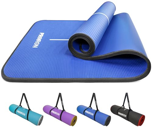 PROIRON Esterilla Yoga Gruesa - Colchoneta Antideslizante NBR para Pilates Ejercicios Fitness Gimnasia Estiramientos