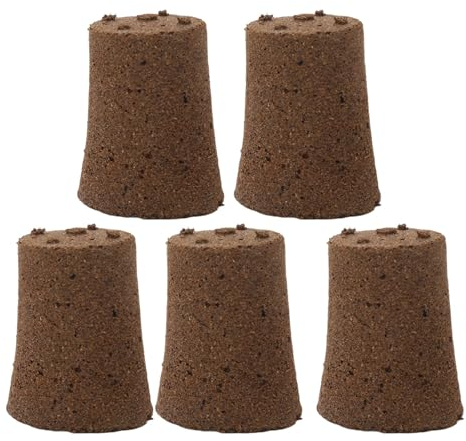 Topyond Setzlingsblock-Starterstopfen für den Gartenbau, Hydrokultur, erdlosen Anbau, Pflanzenkeimung, Torfpflanzblöcke für das Setzlingswachstum für Hydrokultursysteme (HRD-TN0927)