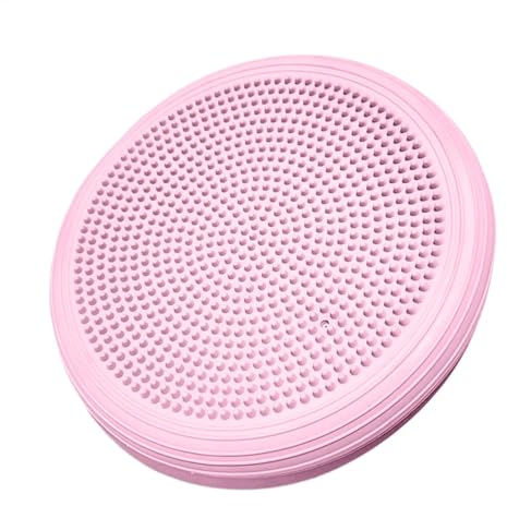 Coussin d'équilibre, coussin d'équilibre d'exercice,Coussin d'équilibre de stabilité d'entraînement - Coussin oscillant Portable avec pompe de gonflage, tapis gonflable antidérapant à résistance centr