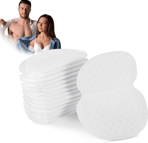 100 pezzi Assorbenti Ascellari Antisudore Uomo Donna, Pastiglie Assorbi Sudore, Alette Copri Salva Ascelle (100 pezzi 50 paia)