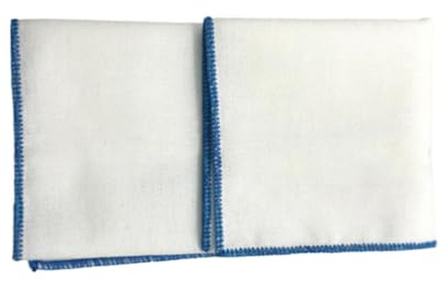 JOINPAYA Panno e Mantenimento Strumenti in Garza di Cotone Bianco Assorbente per Pulizia Clarinetto e Sassofono per Pulizia in Casa e Studio