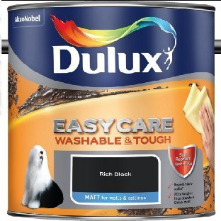 Dulux Easycare Matt 2.5L Rich Black