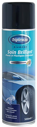 Triplewax Soin Brillant Pneus & Plastiques Extérieurs, 500 ML