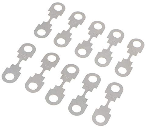 B Blesiya Tira de Fusibles Planos de Vehículos de Coche de 10 Piezas de Plata 30 AMP-150AMP - 50A