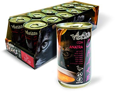 Vibrisse shake duck cat food 12x135 gr