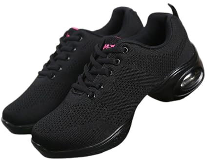 Hixingo 2024 Chaussures de Danse Modern Jazz Femme Cheerleading Cheer Chaussures de Sport Danse Gymnastique Baskets Yoga Entraînement Aérobic pour Femmes et Fille
