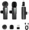 Microfono Lavalier Wireless Professionali per iPhone/iPad/Telefono Android/Laptop/PC, Microfoni Plug-play con Riduzione del Rumore per Registrazione Video/Live Stream/Intervista/Youtube/Gaming/TikTok