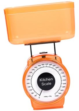 LIGIGWASH Báscula De Cocina Mecánica De Bandeja Graduada Para Medir Sólidos y Líquidos Herramienta De Pesaje Para Hornear y Controlar Porciones Casa