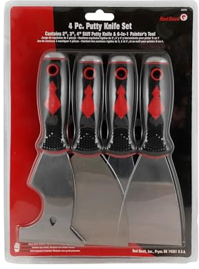 Red Devil 6090 4 PC. Putty Knife Set