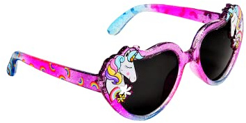 Eyelevel Unicorn Kids Sunglasses for Girls 5-10 Years with Multicoloured Purple Frame - 100% UVA/UVB Protection