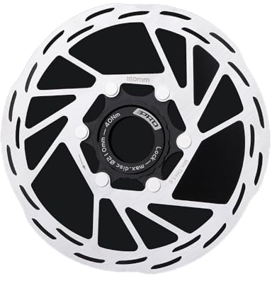 Bremsscheiben Fahrrad Fahrrad Center Lock Bremsscheibe 140mm/160mm/180mm/203mm Rennrad Bremsscheibe mit Sicherungsring Fahrradbremsbeläge Fahrrad Bremsscheibe (Color : 203mm 2Pcs)