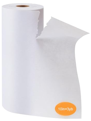 TJVNM Stabilisateur de broderie détachable pour machine à broder 25,4 cm x 2,7 m - Film de finition de broderie 35UM pour broderie à la machine et couture à la main (25,4 cm x 2,7 m)