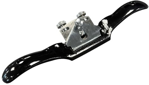 Spear & Jackson SSFLAT Bastrén Plano con Cuchilla Ajustable de Acero al Carbono y Cuerpo de Hierro Fundido para Alisar Perfilar y Acabar Madera