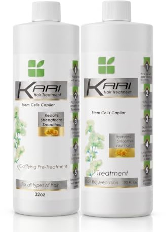 Cirugia Capilar kari Celulas Madres 32oz Tratamiento Capilar resultados profesionales 1 litro + shampoo