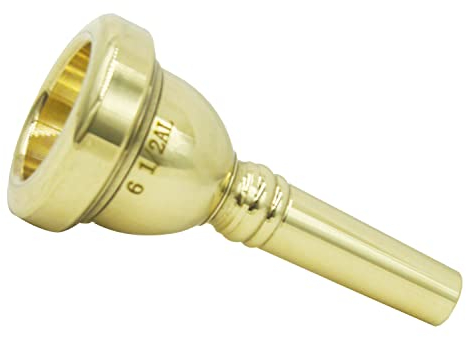 Missmore Posaunenmundstück 6 1 / 2AL ， Bariton- und Euphonium-Mundstück, goldfarben