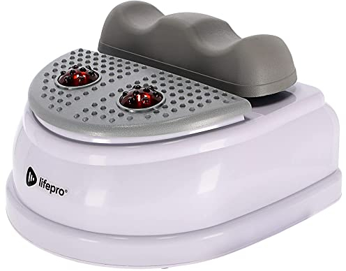 LifePro Máquina de Chi - Máquina de oscilación de Chi para Ejercicios aeróbicos pasivos de piernas, Ejercicio Mientras estás Sentado o acostado con el agitador de piernas MediRipple, Color Blanco