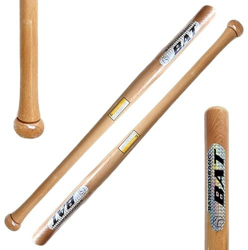 Holz Baseballschläger 28 Zoll ca. 73cm Schläger für Softball geeignet Holzschläger Baseball (28 ca. 73cm)