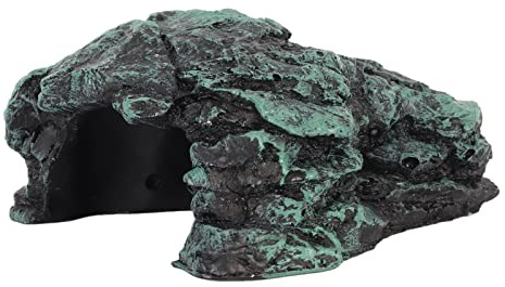 Reptilstensgömställe, Reptilstensgömslet, Säkert och Bekvämt Gömställe för Reptiler, Ormar, Sköldpaddsgömställe för Skäggig Draksköldpadda Små ödlor Fisk Amfibier