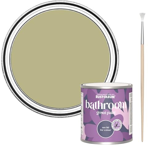 Rust-Oleum Mould-Resistant Green Bathroom Grout Paint -Sage Green 250ml
