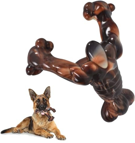 SAVOSWEET Juguetes Masticables Indestructibles para Perros, Hueso de Juguete para Perros, Juguetes para Perros Grandes y Medianos, Juguetes para Perros Dientes, Juguete Morder Perro