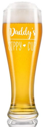 Joymaking Glass Dad Gift - Sippy Cup, New Presents, Funny Gifts, Best Beer Glass, Christmas Presents, 700ml