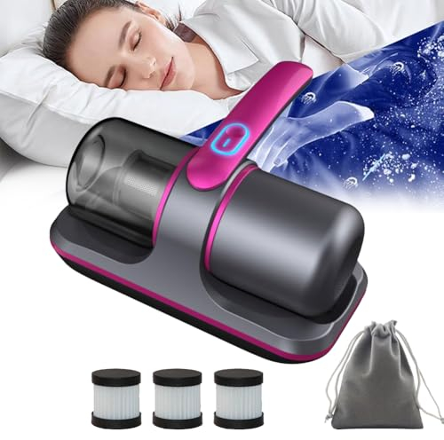 PureSleepy Vacuum,Bed Vacuum Cleaner Mattress Vacuum Sleepvac Uv Vacuum Handheld Sterilize Cleaner,12000pa Strong Suction Cordless Rechargeable Vacuum Cleaner,Deep Mattress cleaner /Pet Hair/Carpets