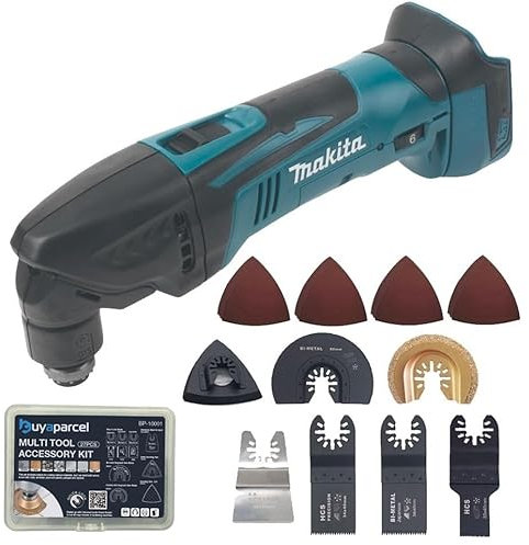 Makita DTM50Z 18v LXT Li-Ion Cordless Multi Tool Bare Unit + 27pc Accessory Set