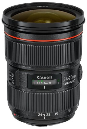 Canon EF 24-70mm f/2.8L USM Standard Zoom Lens for Canon SLR Cameras (Renewed)