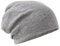 Villand 100% Merinowolle Mütze für Damen und Herren mit Geschenkbeutel, doppellagige Skimütze, gestrickte Wollmütze für den Winter (Grau)