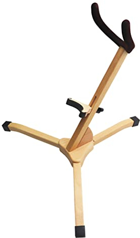 Saxophonständer aus Holz - Stativhalter für Alt- und Tenorsaxophon