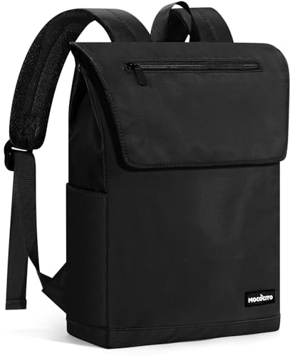MOCOCITO Rucksack Damen, Daypack, Laptop Rucksäcke, Reiserucksack Arbeitstasche mit 15,6 Zoll Laptopfach, Tagesrucksack, Schön Elegant Backpack für Ausflüge, Uni, Schule u. Büro(Schwarz)
