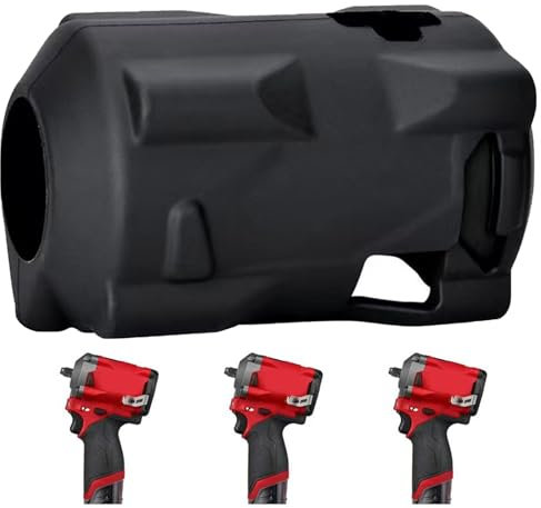 49-16-2554 M12 Fuel Stubby Impact Wrench Cover Protective Boot, Impact Wrench Boot Fits for Milwaukee M12 Impact 3/8 in and 1/2 in, Stubby Impact Wrenches 2554-20 2555-20 and 2555P-20