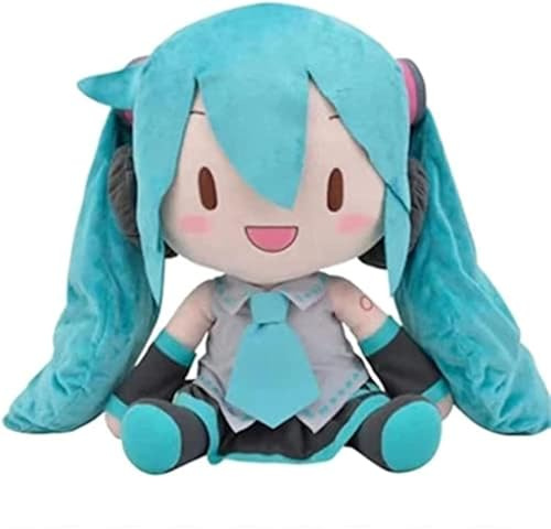 Plüschpuppe, Gefülltes Plüschtier, Ultraweiches Spielzeug, Anime Hatsune Miku Plüschtierserie Snow Hatsune Miku Plüsch Gefüllte Weiche Plüschpuppe Für Mädchen Jungen, Süßes Weiches Umarmen(32cm)