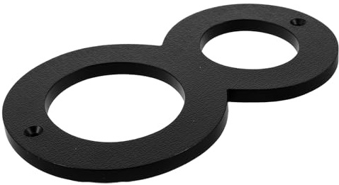 WATIIFUFU 8-inch Black House Number Plaque, Weather-resistant Address Sign for Yard, Door, and Mailbox, Outdoor Number 8 for Home, Office, Hotel, and Apartment Use
