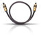 Oehlbach Hyper Profi Opto 500 - Erstklassiges optisches Digitalkabel mit Toslink-Steckern - Metallstecker, hohe Übertragungsrate - 5 m - schwarz