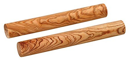 Betzold Musik - Paar Claves aus Kokosnußholz, 20 cm - Klanghölzer Klangstäbe