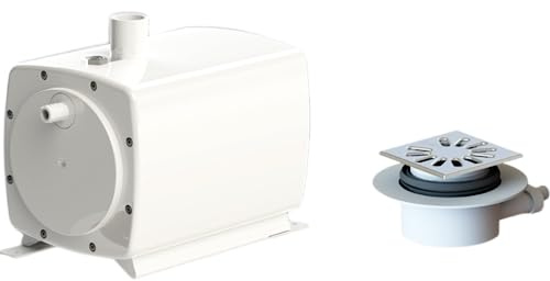 SFA - Pompa di sollevamento con piletta inclusa Sanifloor+ 4 - Per Ricevitori a Piastrelle Wedi - Installazione Facilità - Manutenzione Semplificata - 400W - Made in France
