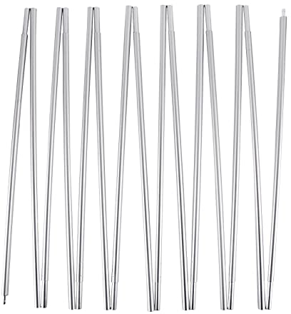 BRILLIANCE4U Aluminium-Zeltstange, 13 mm, 7,3 m, 26,7 cm, Ersatz, leichtes Zeltstangen-Reparatur-Set 7001 Aluminiumlegierung, T6 beheizt, Außendurchmesser 1,27 cm, 1 Stangenpaket