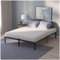 Dreamzie Bett 120x190 mit Lattenrost Metall 41cm Bettgestell Robust, Leichte Montage, Umfangreicher Stauraum - Metallbett